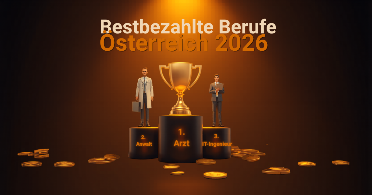 Bestbezahlte Berufe in Österreich 2026 — Mit und ohne Studium